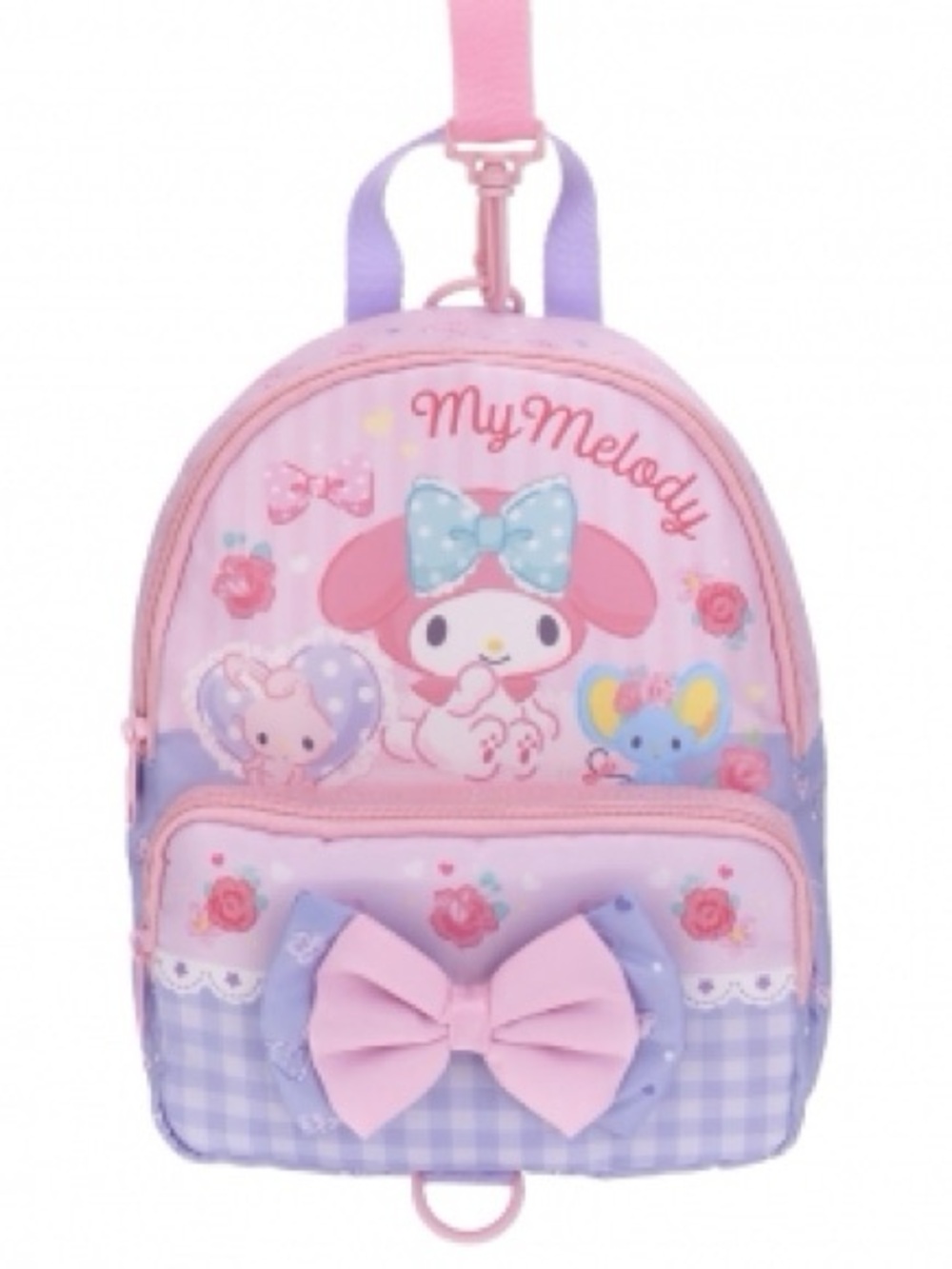 NWOT My Melody Kids Backpack w/ Removable Safety Strap